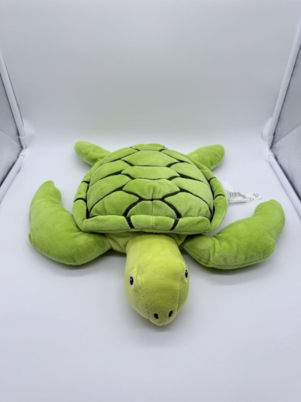 IKEA Blavingad Plush Sea Turtle Stuffed Animal Pillow Soft Toy Green 17”